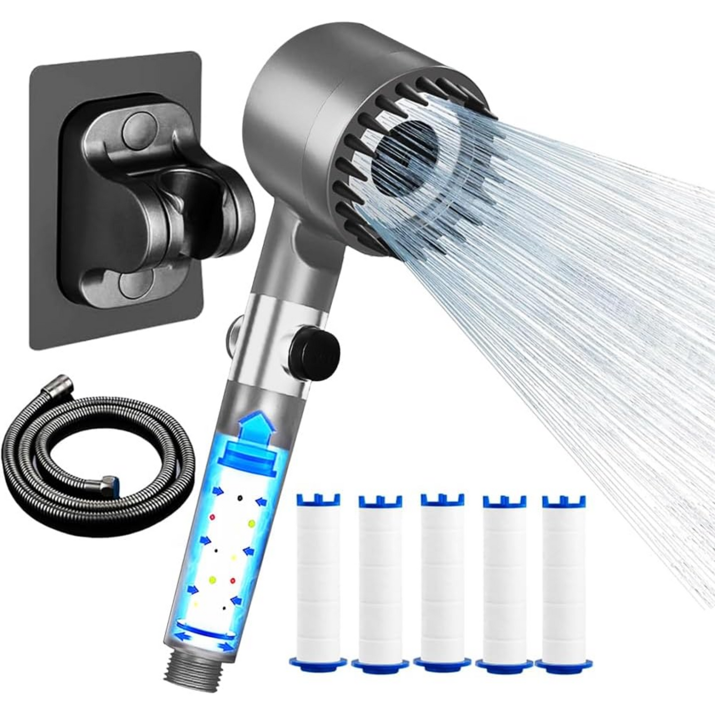 Cabezal de ducha con filtro protector