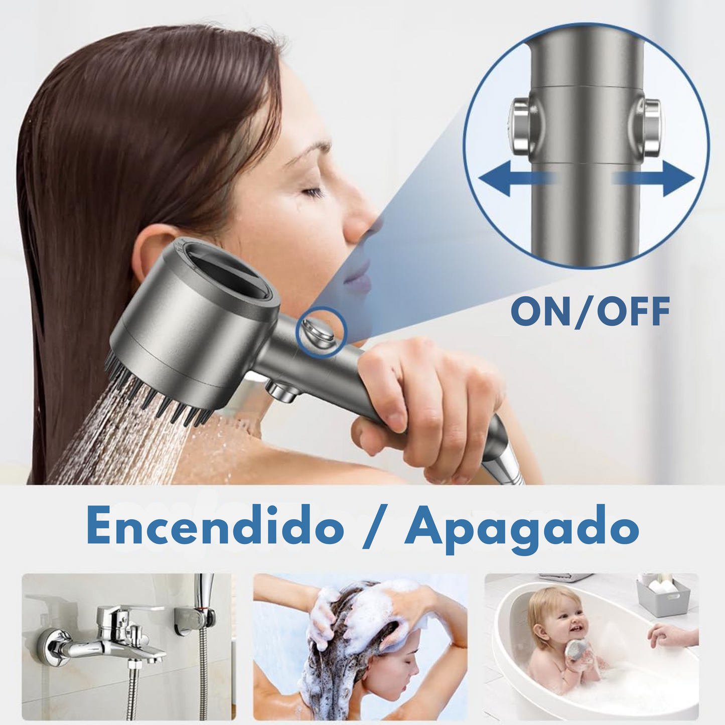 Cabezal de ducha con filtro protector